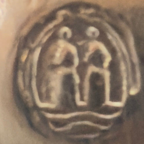 Smukt vintage sæt med frugtknive i sølvplet, D.F.A.