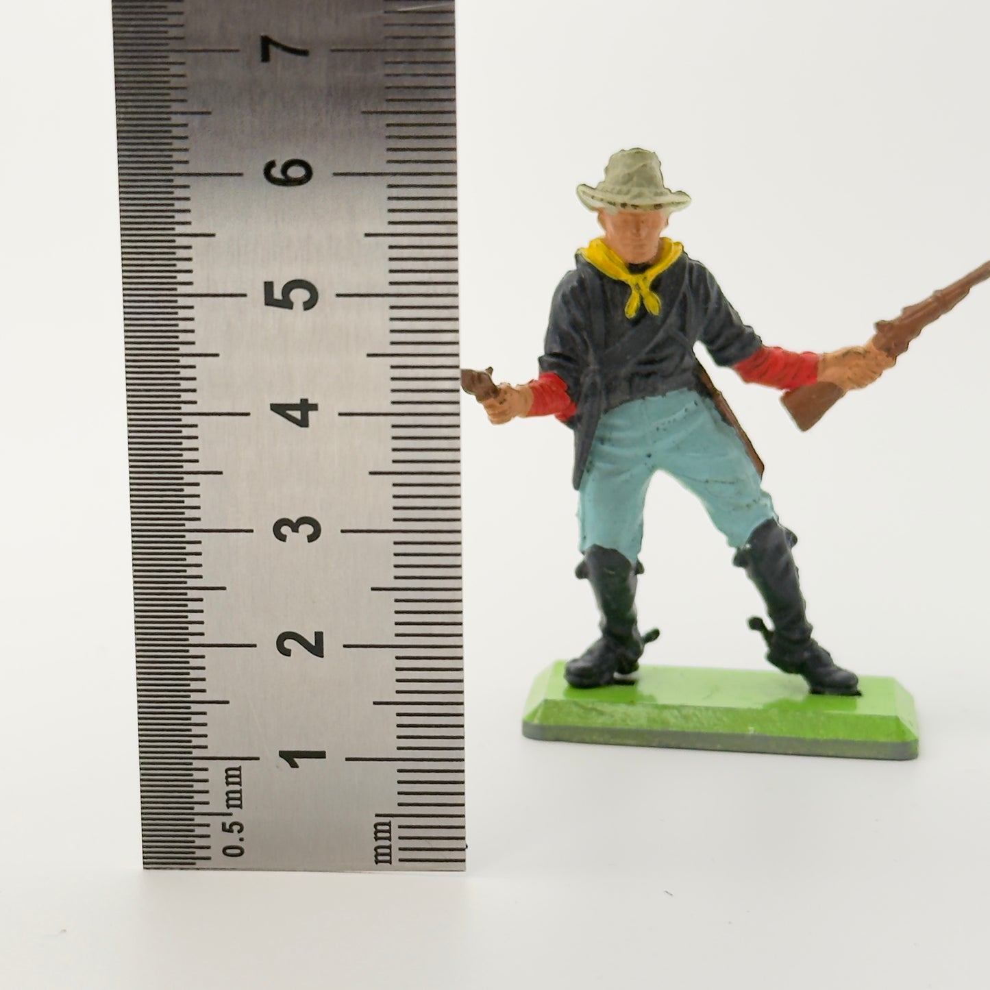 Britains Deetail western figurer med hest, 1971 England