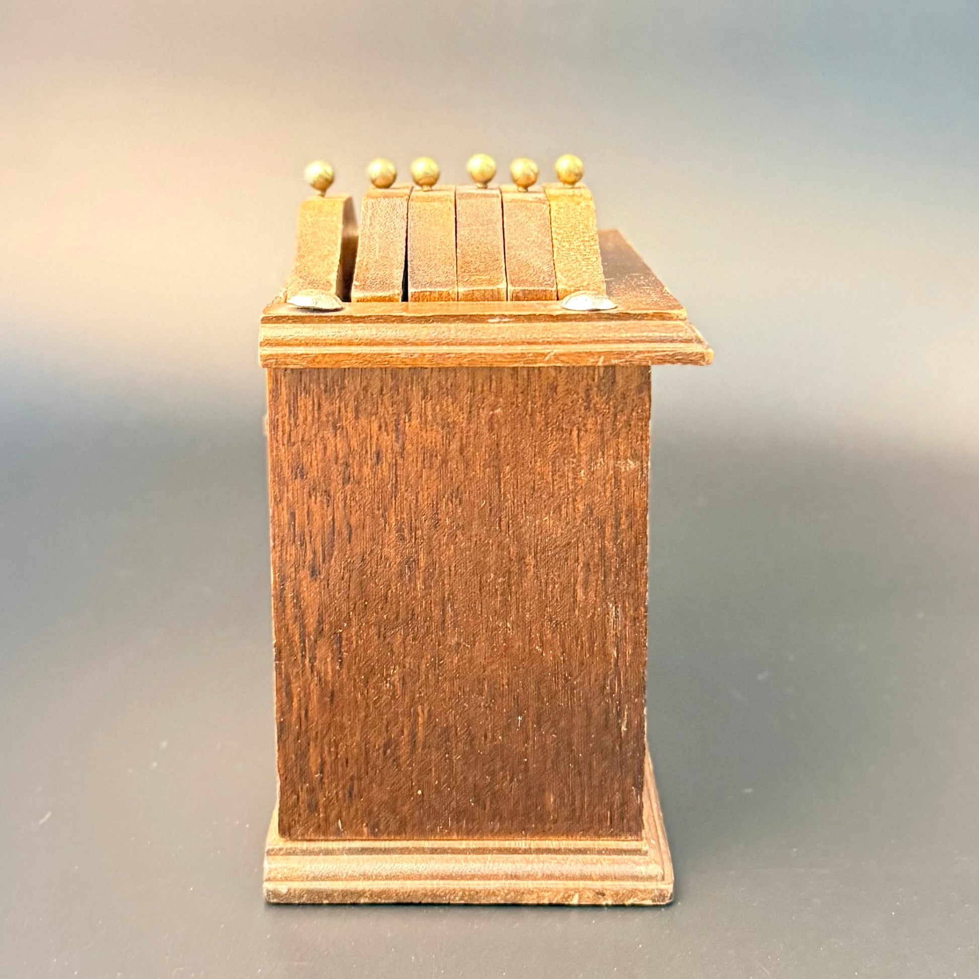 Vintage bordskåner sæt i træ – kaminur design med kork underlag, 1960-1970'erne
