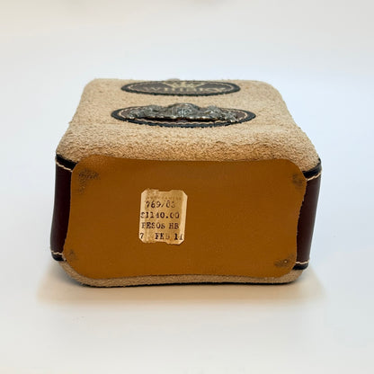 Mexicansk whiskyflaske i læder – vintage barware -1970/1980’erne