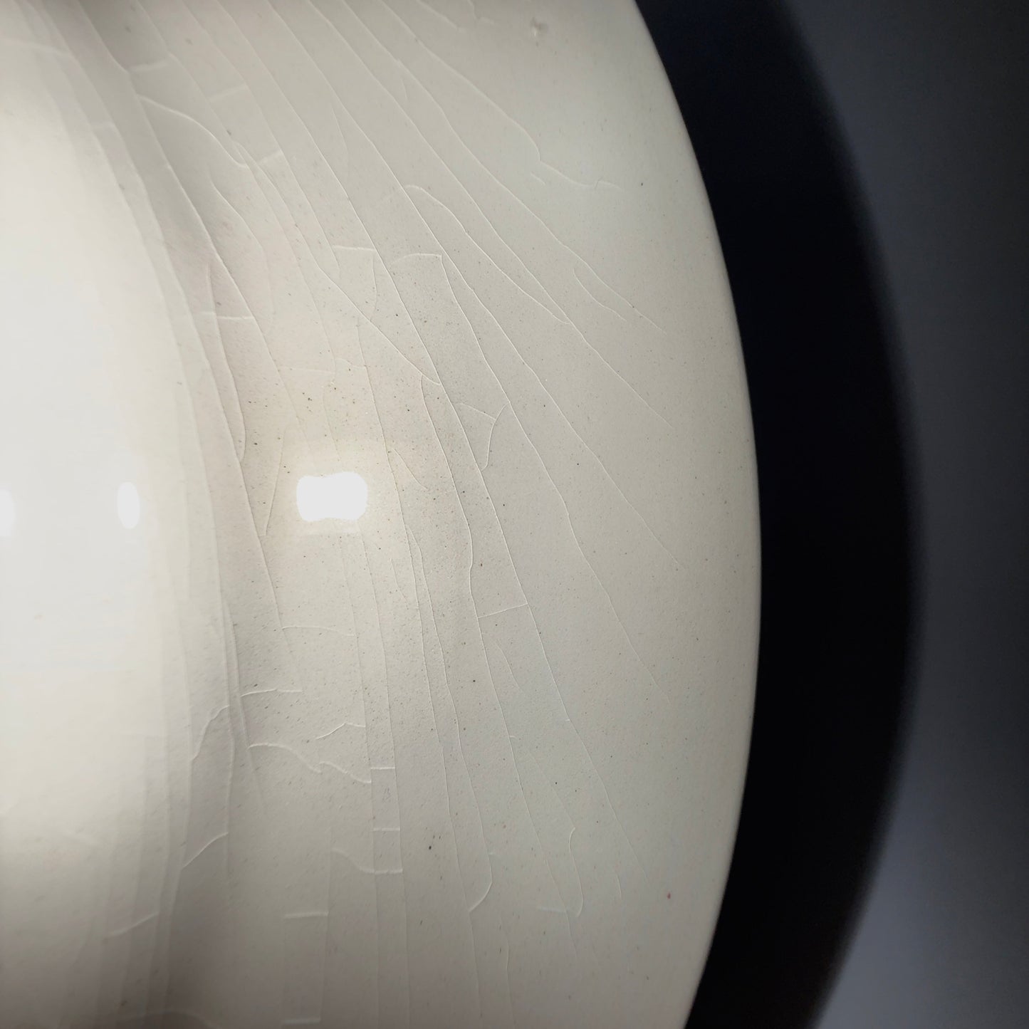 Fransk fajancetallerken – blå/hvid “English Style” Lunéville France ca. 1950–70