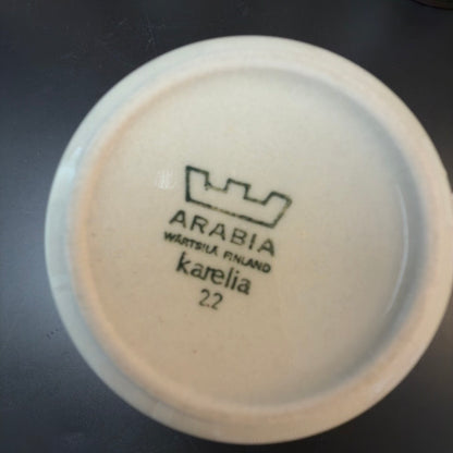 Arabia Karelia kaffestel – 12 kopper og underkopper