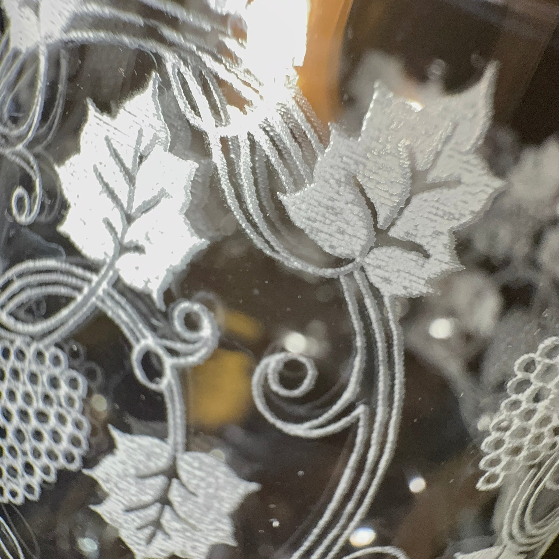 Flotte store Bacchus glas - Syreætset Bacchus-dekoration, ca. midt 1900-tallet