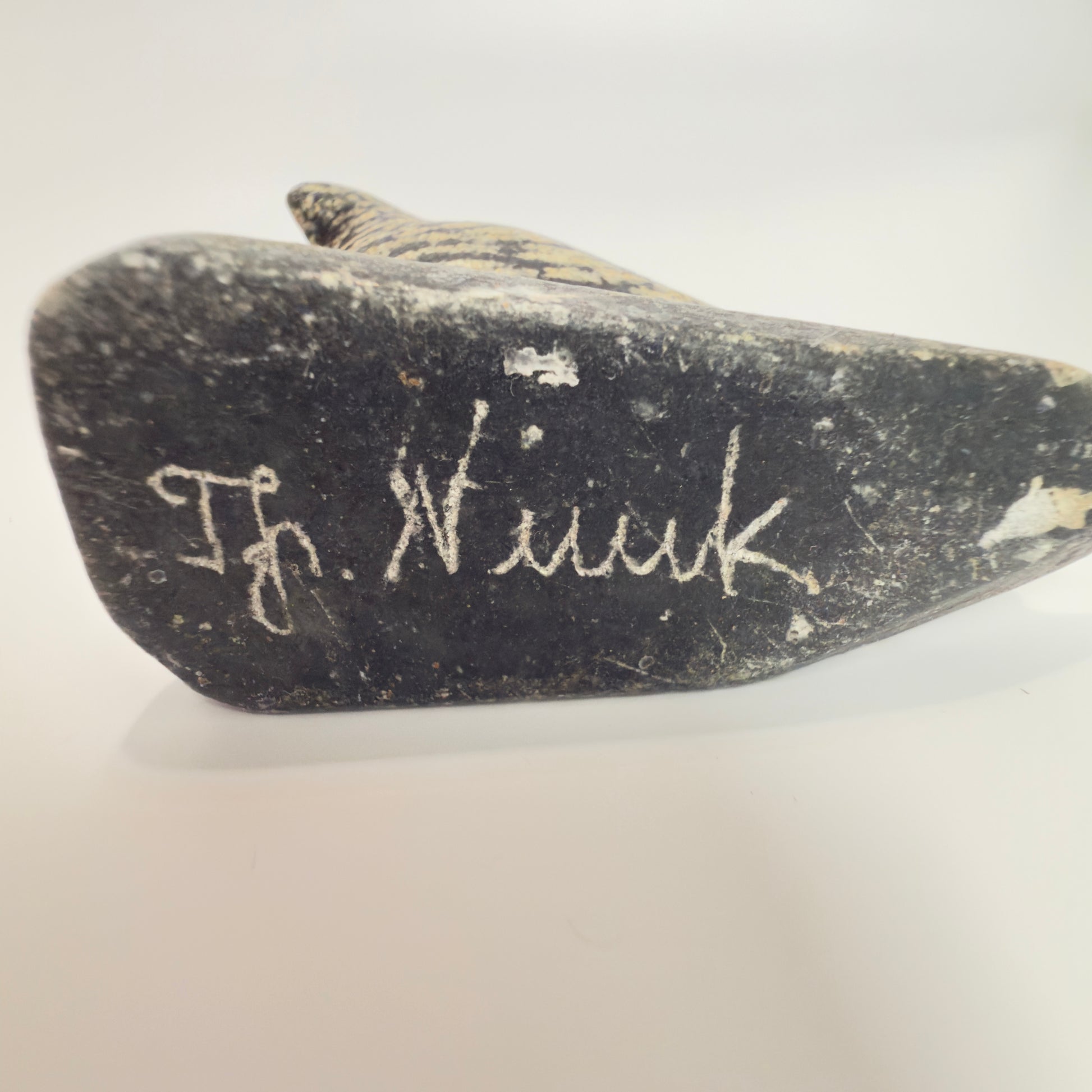 Kalaallit-Grønlandsk kunst, samlerobjekt, fedtstensfigur af Therkild Josefsen 