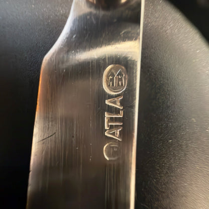 Smukt vintage sæt med frugtknive i sølvplet, D.F.A.