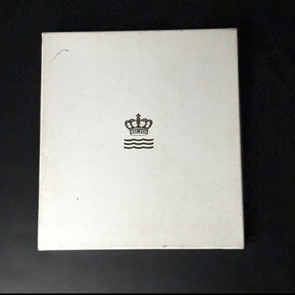 Royal Copenhagen årsramme 1973 med 925 sterlingsølv ophæng – A. Michelsen