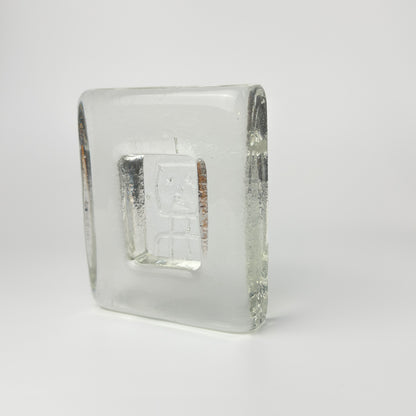 Erik Höglund for Kosta Boda – brevpresser – svensk kunstglas, 1960'erne