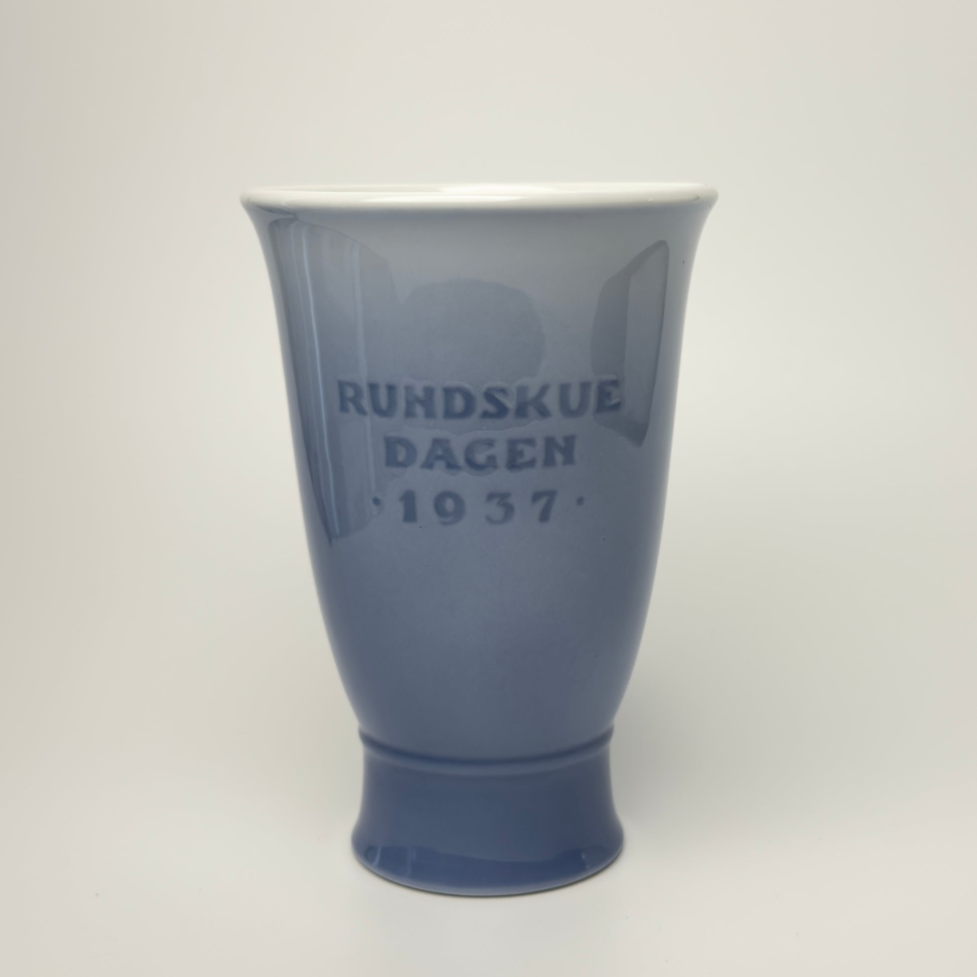 Royal Copenhagen rundskue vase 1937 i 1. sortering
