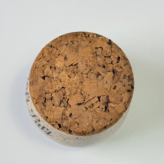 Henrik Fog stentøj, saltkrukke med korklåg 1970’erne