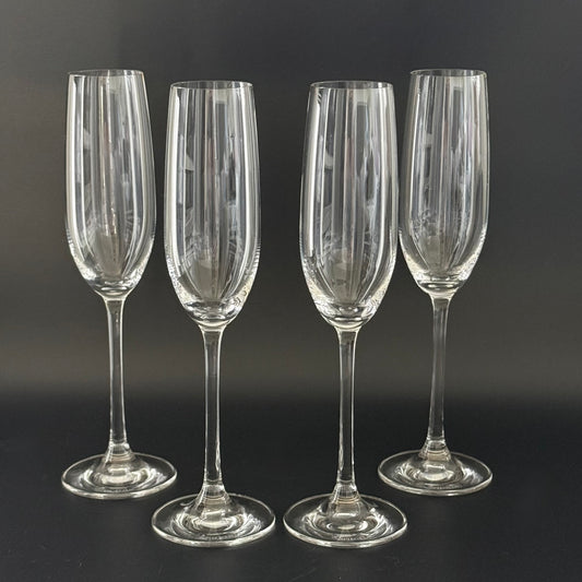Spiegelau Salute champagneglas 4 stk – 24,5 cm elegante flute glas
