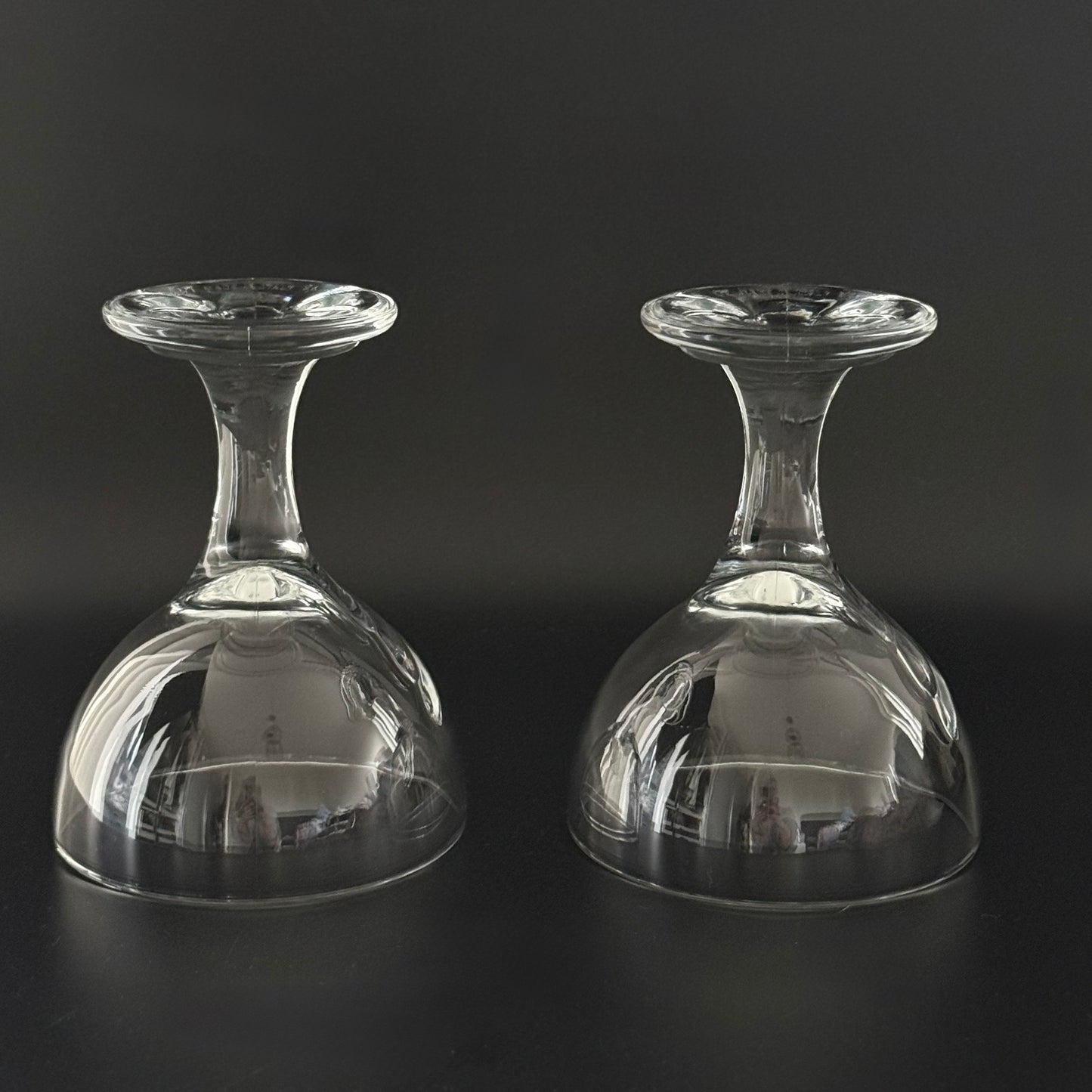 Italienske designglas med snoet stilk – sæt med 2