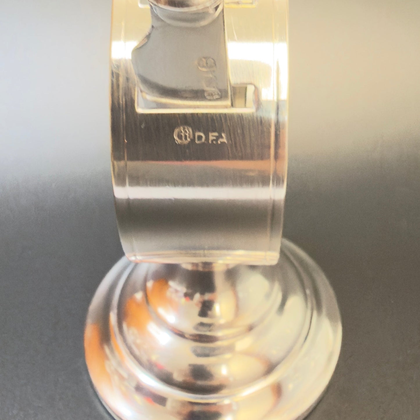 Smukt vintage sæt med frugtknive i sølvplet, D.F.A.