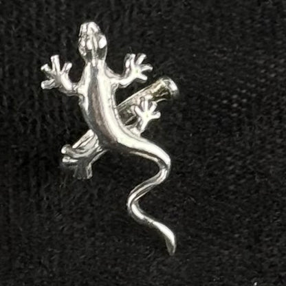 925 sølv ear cuff med gekko firben – vintage