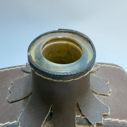 Mexicansk whiskyflaske i læder – vintage barware -1970/1980’erne