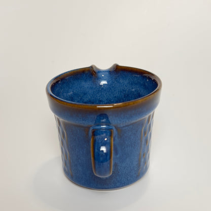 Søholms flødekande i blå granit