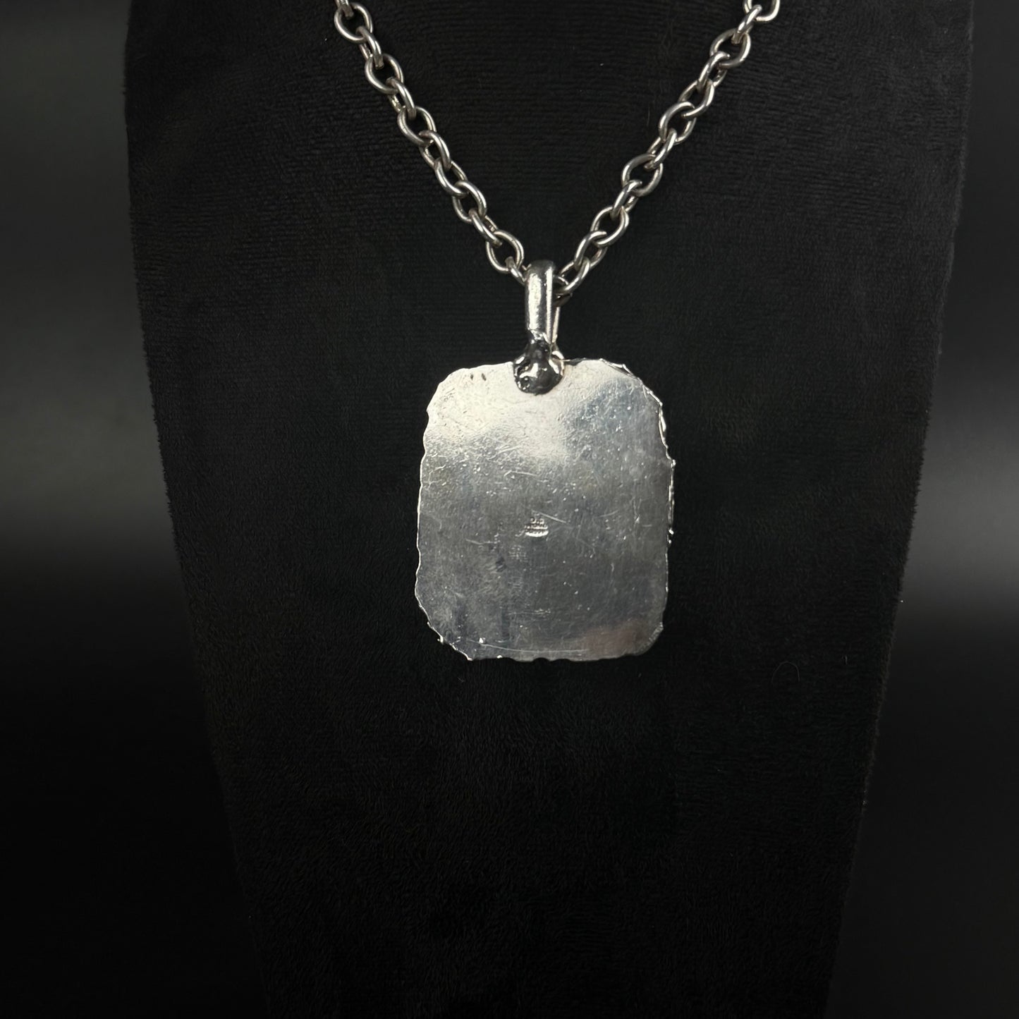 D.S. Handmade Denmark vintage brutalistisk halskæde