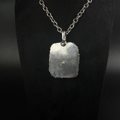 D.S. Handmade Denmark vintage brutalistisk halskæde