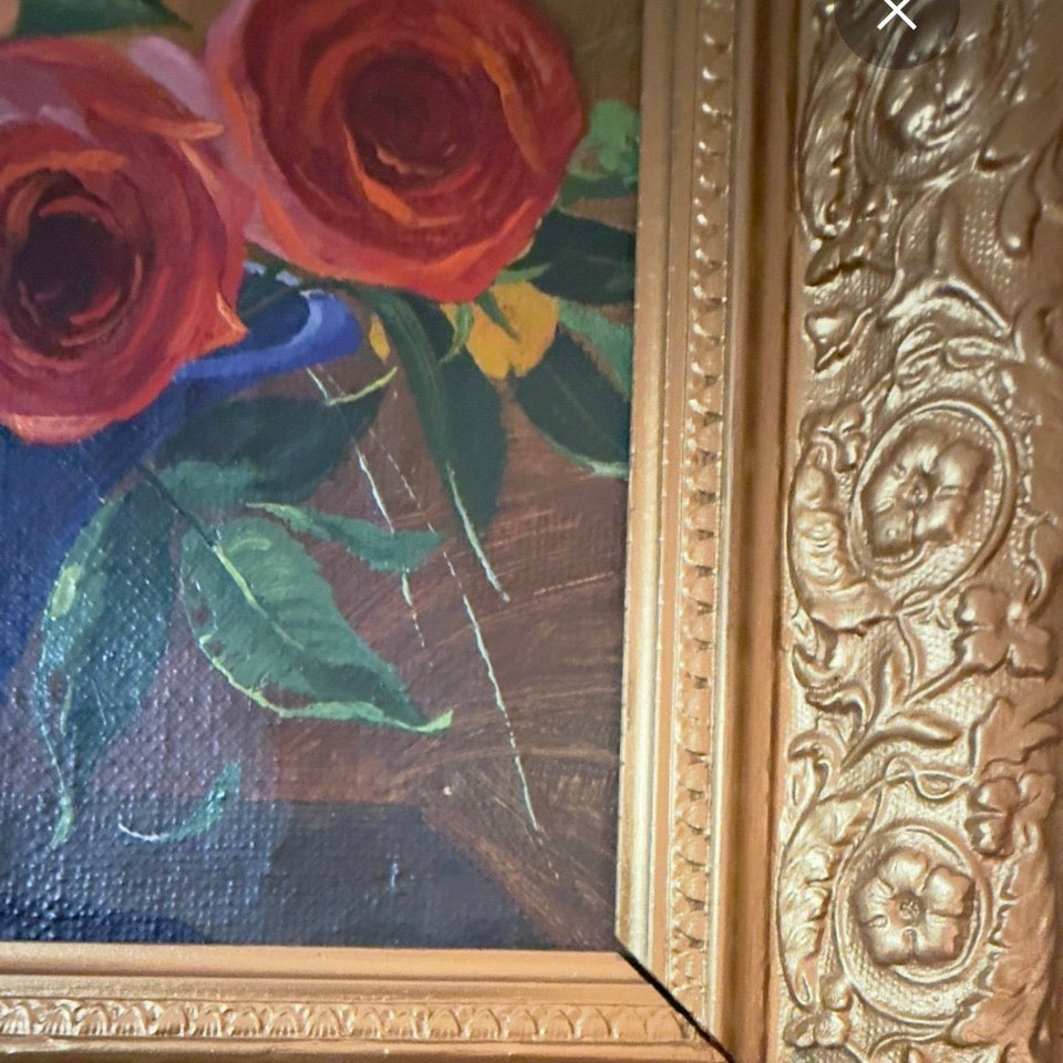 Olie på lærred af Knud J. Clemmensen (1949) 