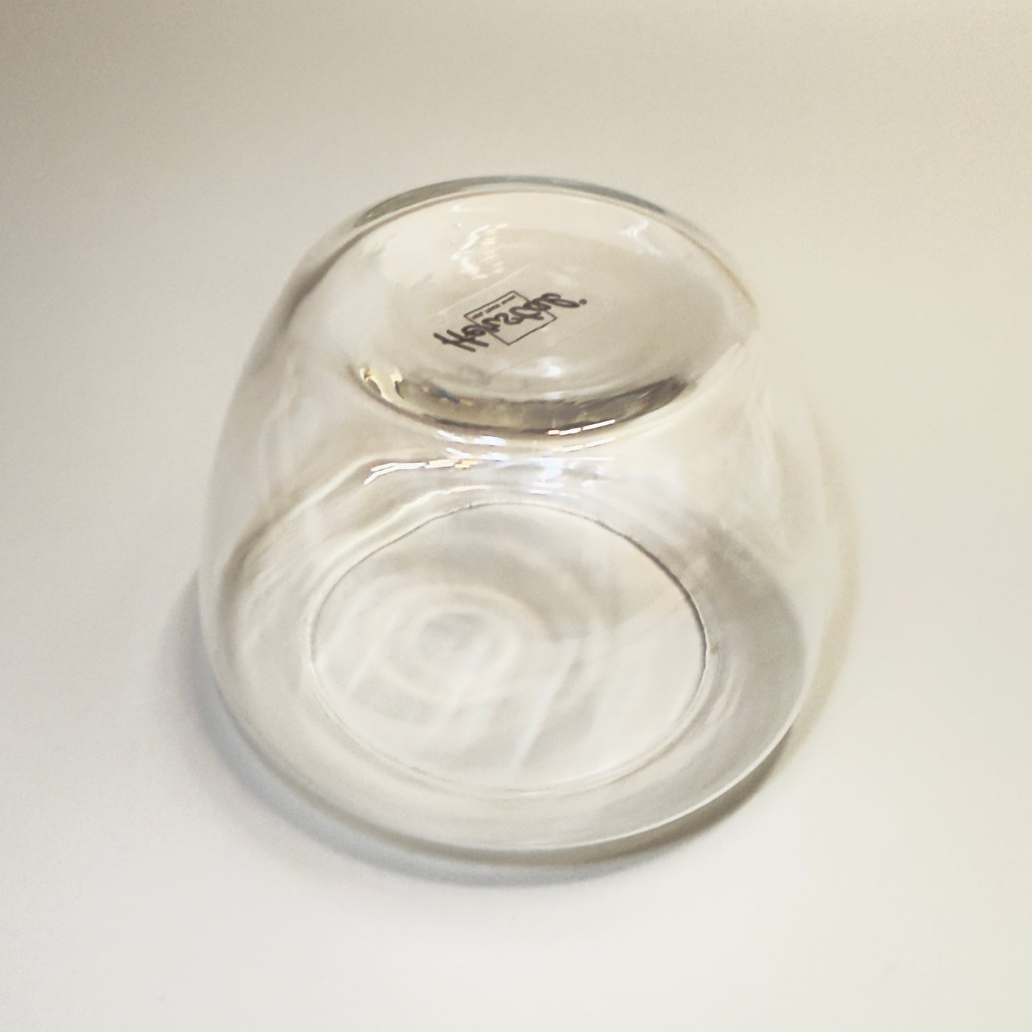 Herstal design glas med glaskugle – sæt med 2 stk dekorationsglas