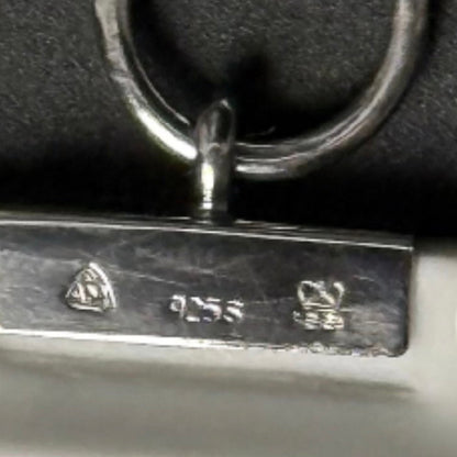 Royal Copenhagen årsramme 1973 med 925 sterlingsølv ophæng – A. Michelsen