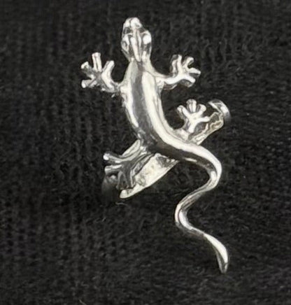830 sølv creoler Ø1,5 cm og ear cuff 925 sølv - Frøken Lilly