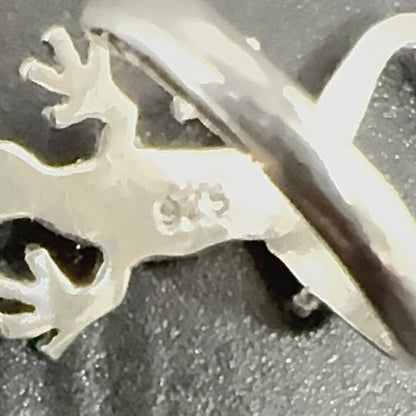 925 sølv ear cuff med gekko – vintage øresmykke - Frøken Lilly