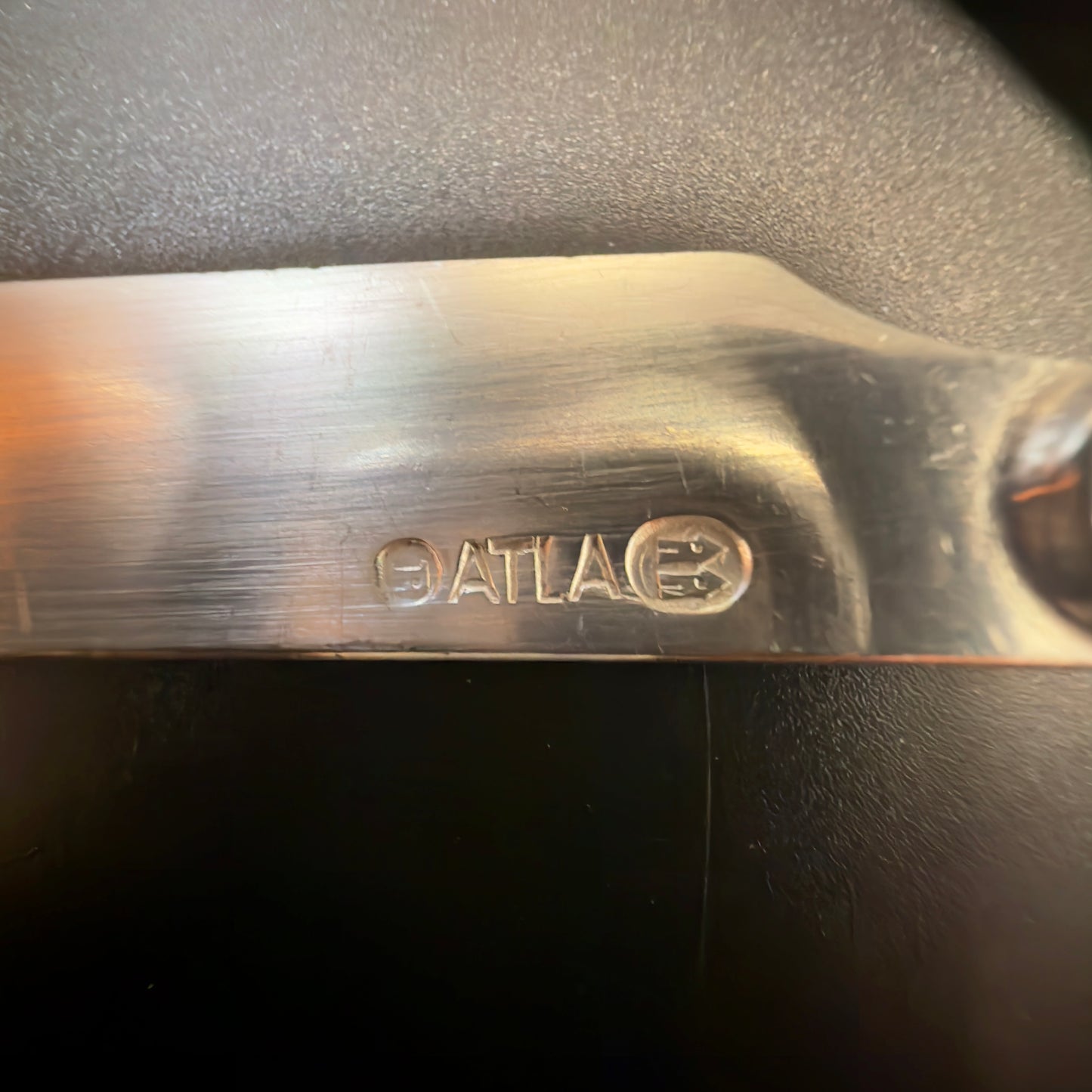 Smukt vintage sæt med frugtknive i sølvplet, D.F.A.