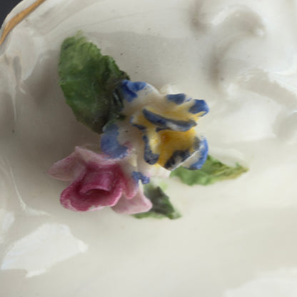 Antik tysk porcelænsskål fra Von Schierholz (Dresden-stil) – ca. 1907-1927