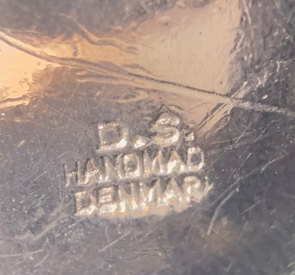 D.S. Handmade Denmark vintage brutalistisk halskæde