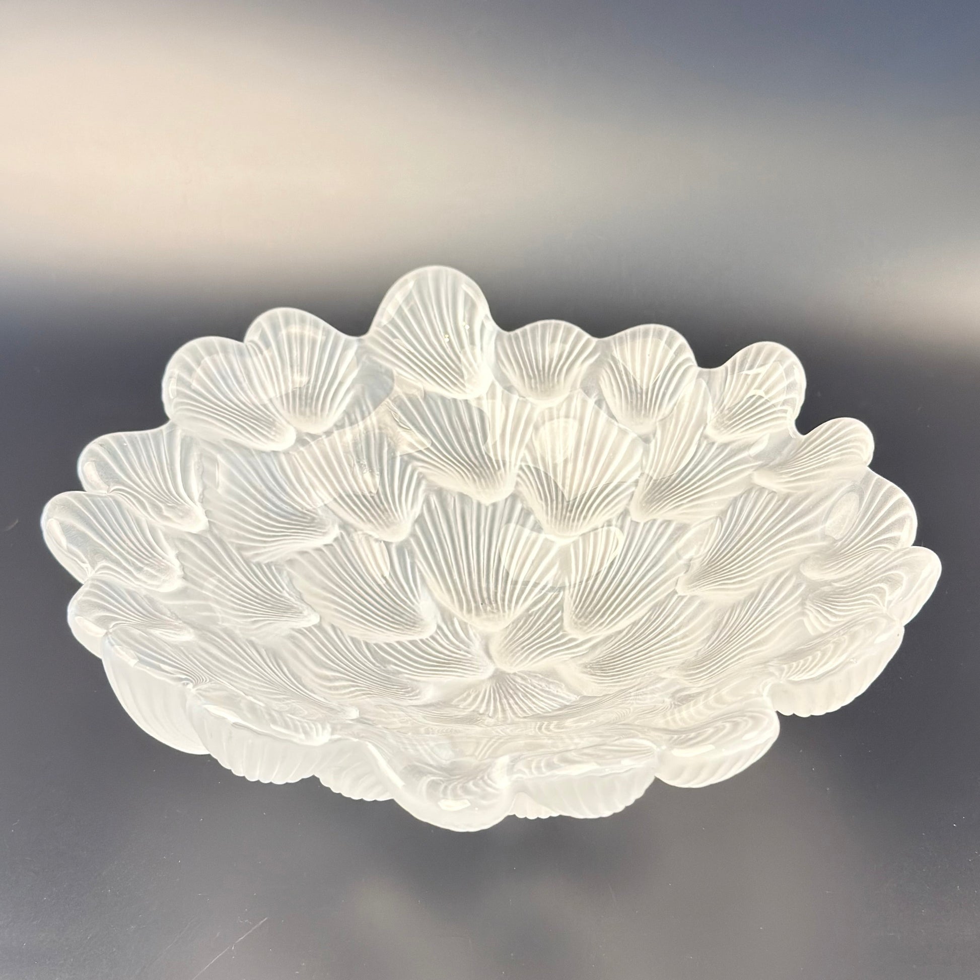 Royal Copenhagen “Hjertemusling” skål 1995 designet af Per Lütken for RCH hos Holmegaard