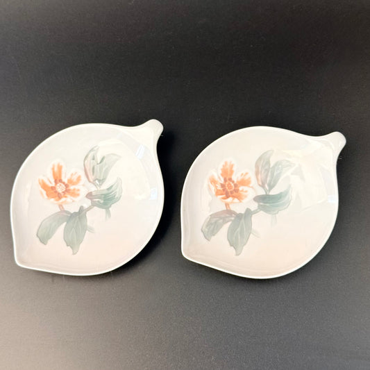 Bing & Grøndahl asietter - serien 'Julerose' nr. 330 - vintage