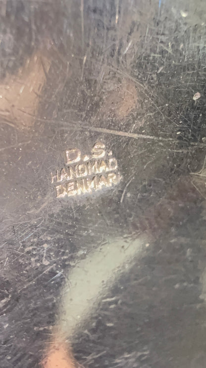 D.S. Handmade Denmark vintage brutalistisk halskæde