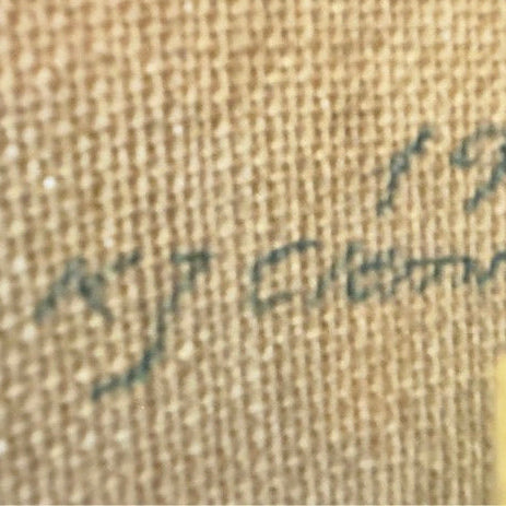 Olie på lærred af Knud J. Clemmensen (1949) 