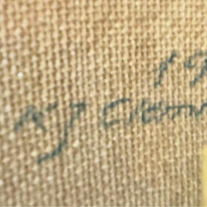 Olie på lærred af Knud J. Clemmensen (1949) 