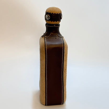 Mexicansk whiskyflaske i læder – vintage barware -1970/1980’erne