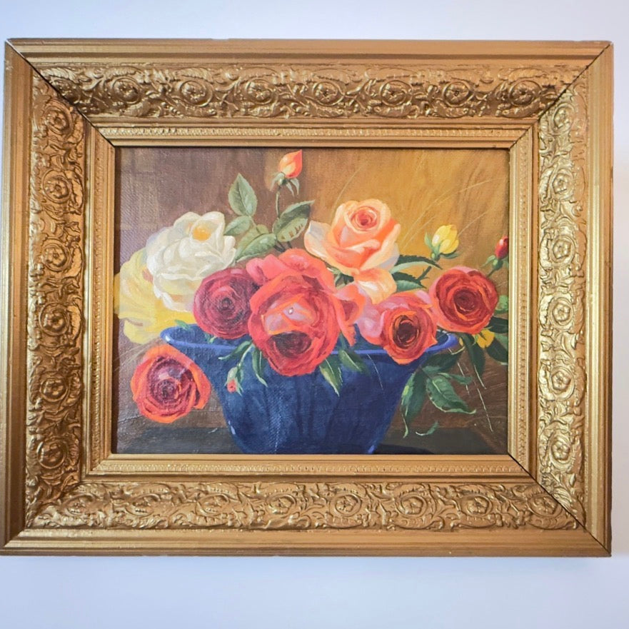 Olie på lærred af Knud J. Clemmensen (1949) 