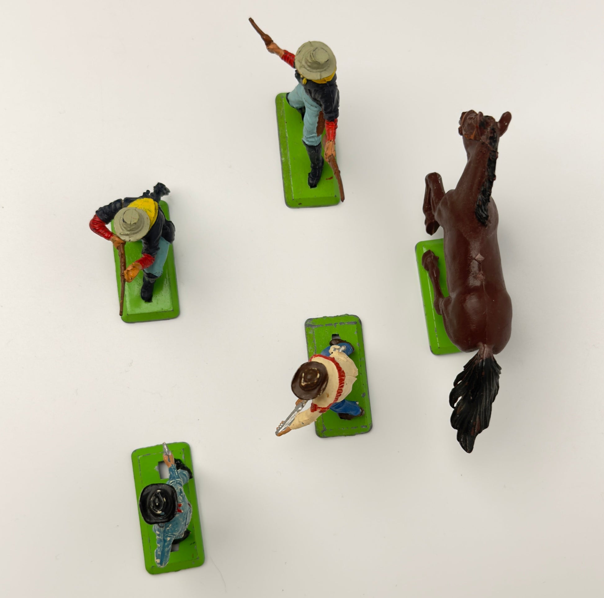 Britains Deetail western figurer med hest, 1971 England