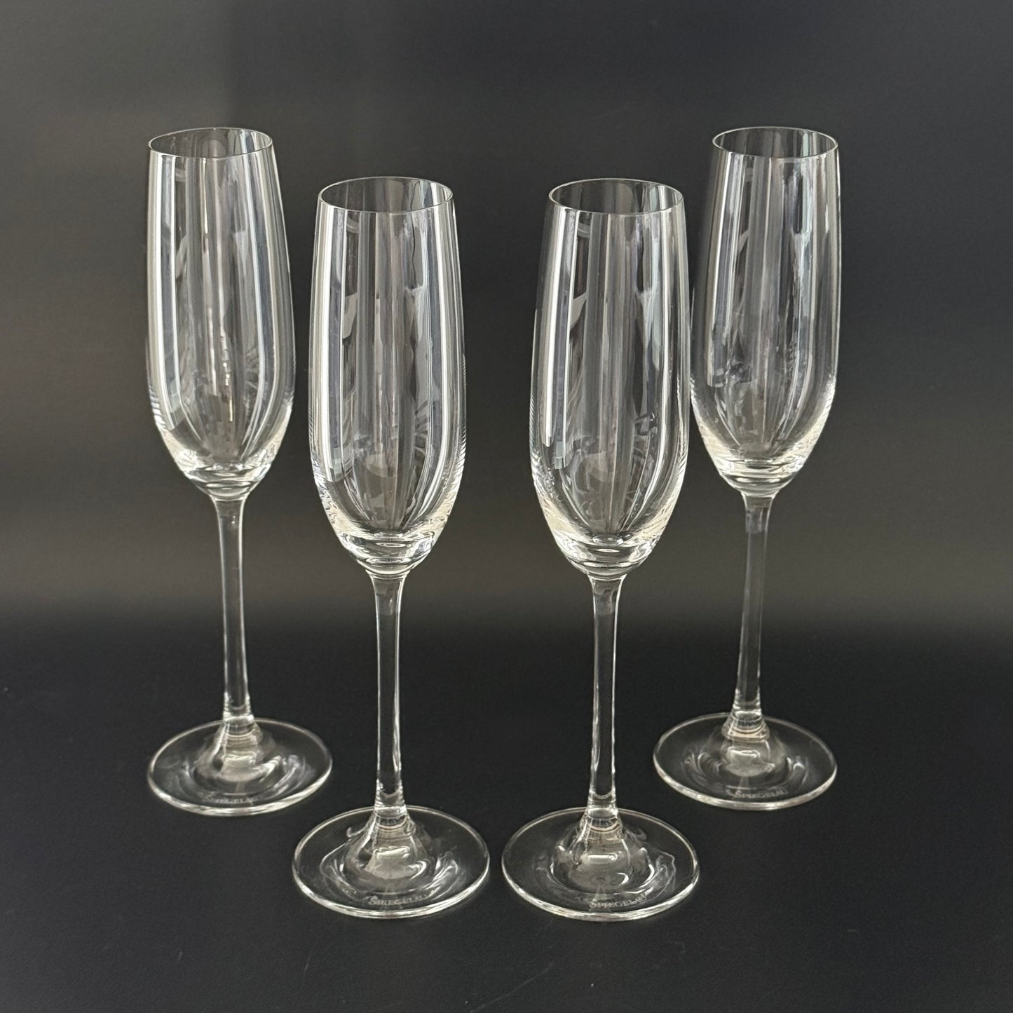 Spiegelau Salute champagneglas 4 stk – 24,5 cm elegante flute glas