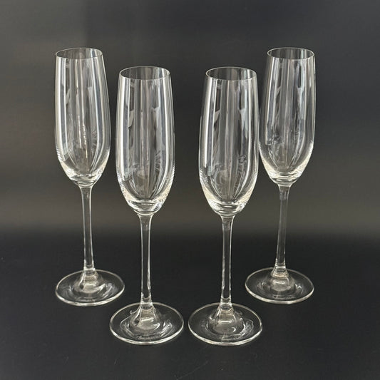 Spiegelau Salute champagneglas 4 stk – 24,5 cm elegante flute glas
