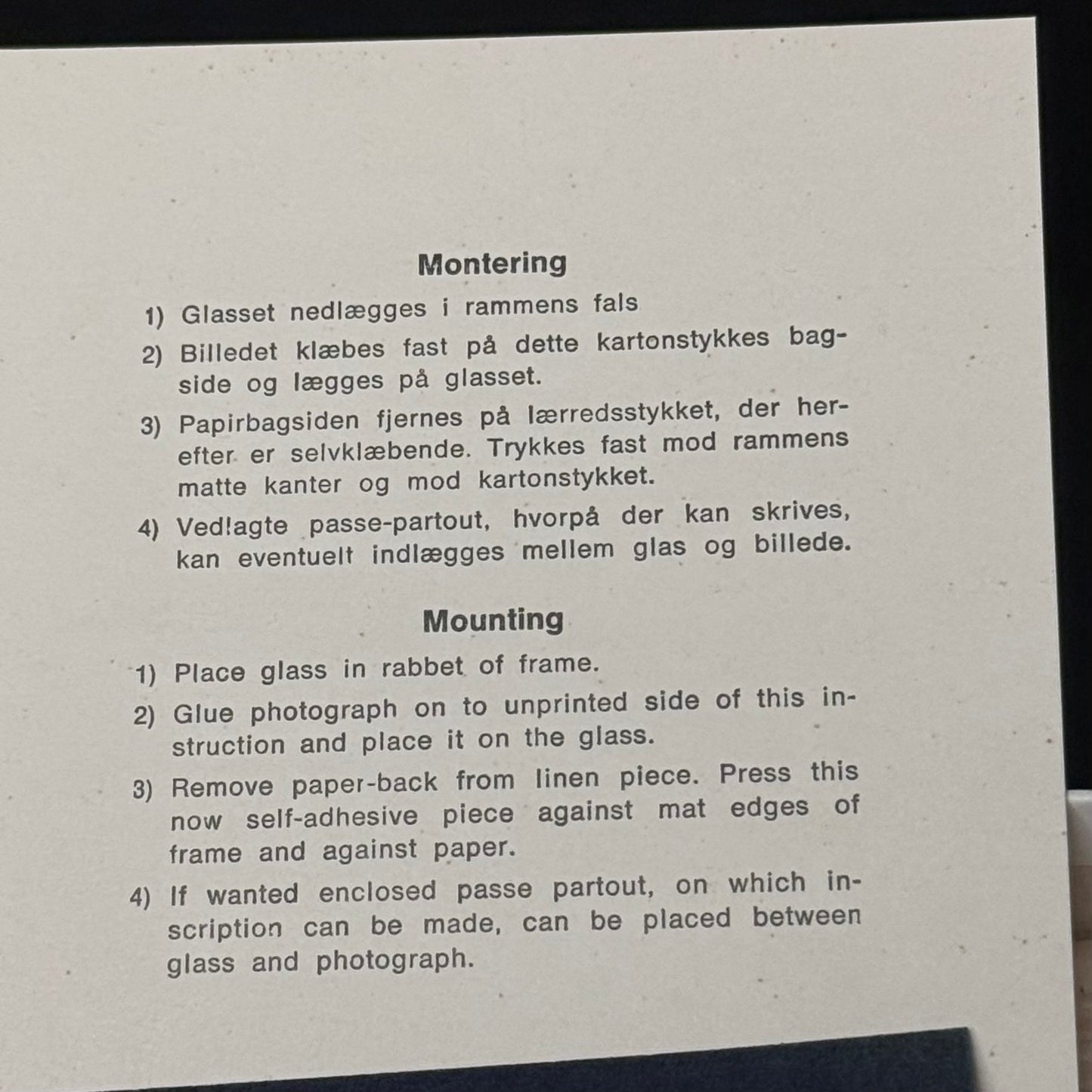 Royal Copenhagen årsramme 1973 med 925 sterlingsølv ophæng – A. Michelsen