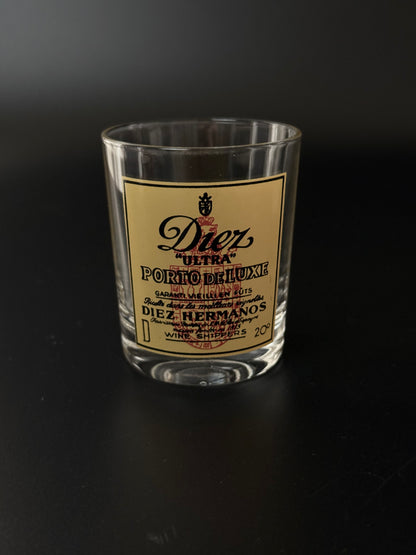 Vintage portvinsglas med tryk – lo, Barros, Cockburn’s m.fl.