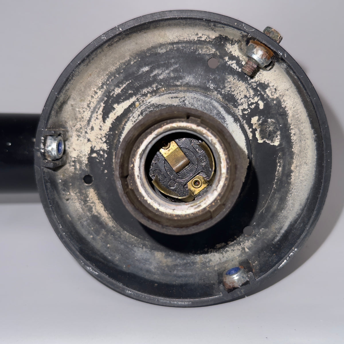 2 vintage udendørs væglamper E S Horn Ice Ball