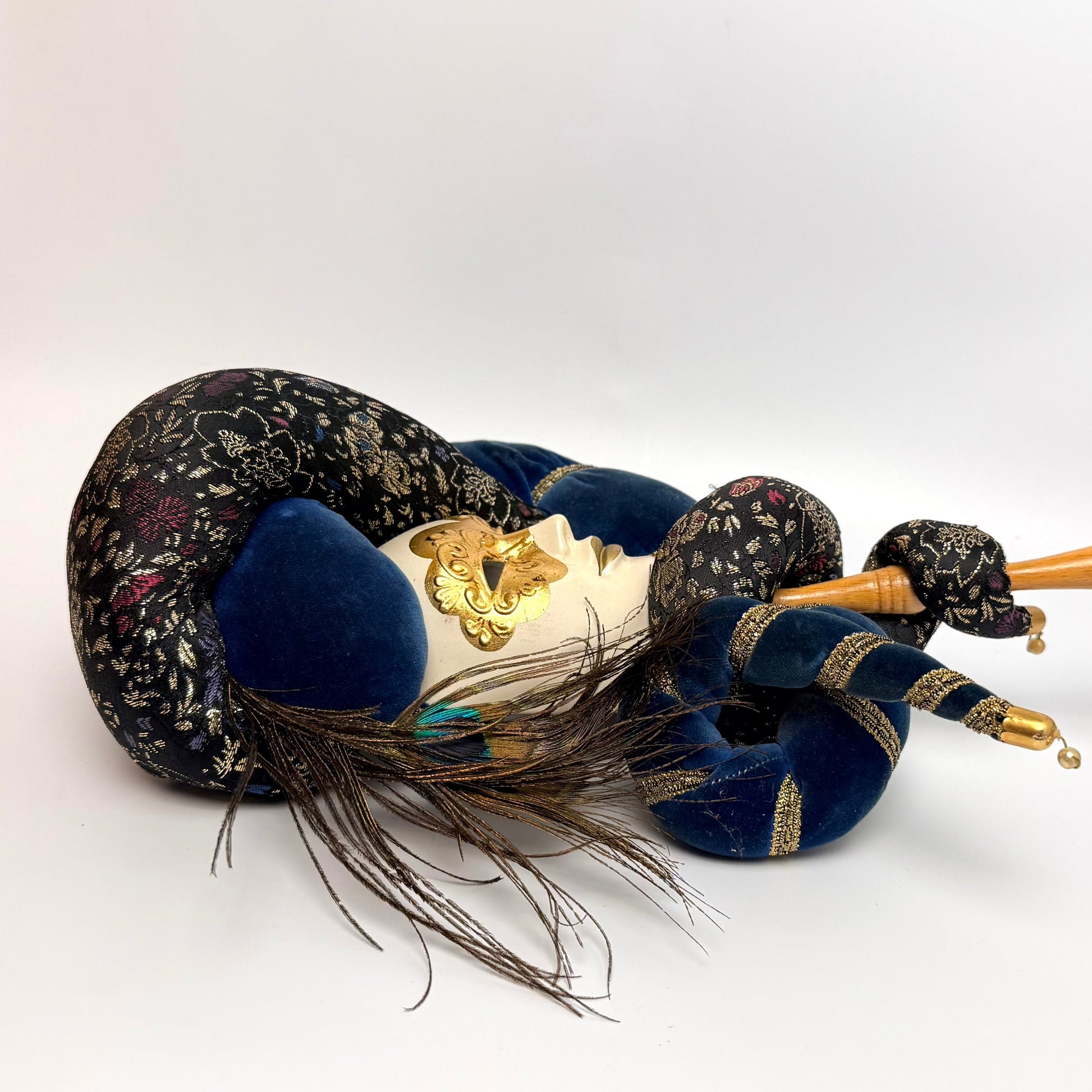 Venetiansk nar- / harlekinmaske  – vægdekoration