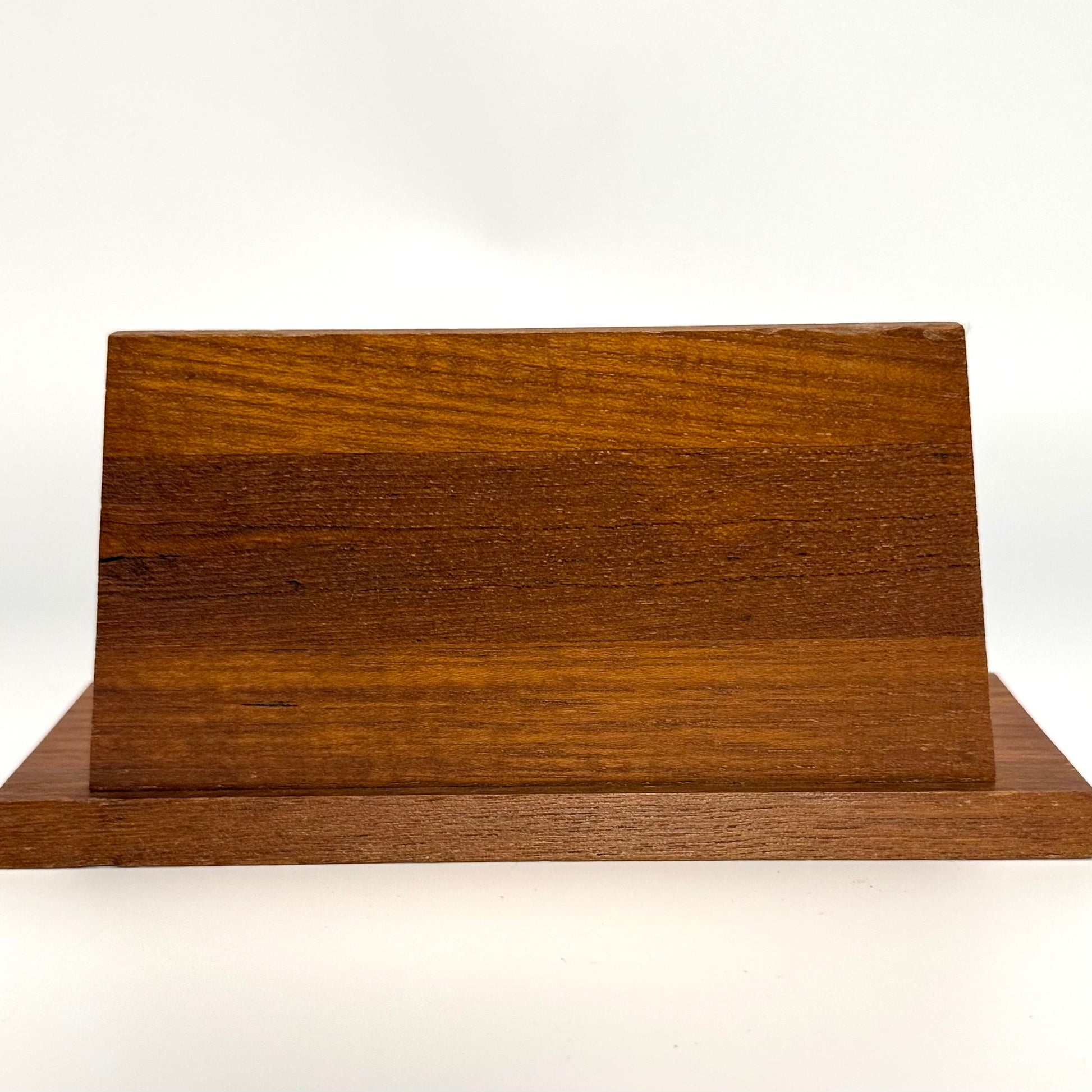 Dansk vintage brevholder i massiv teak