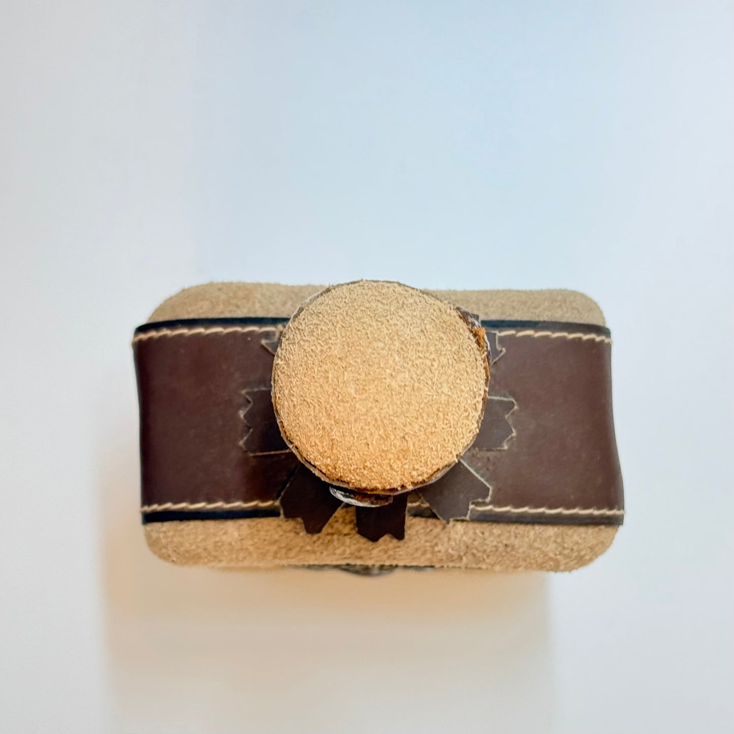 Mexicansk whiskyflaske i læder – vintage barware -1970/1980’erne