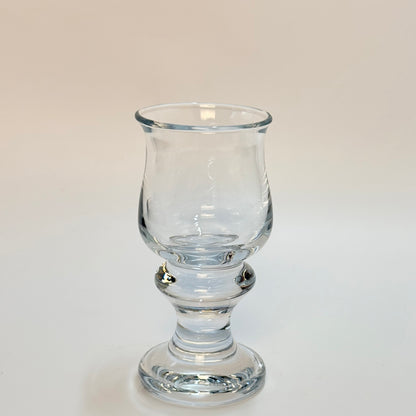 Holmegaard Tivoli Copenhagen sherryglas – signeret HG(K), tidligt prøveglas fra 1968, Per Lütken