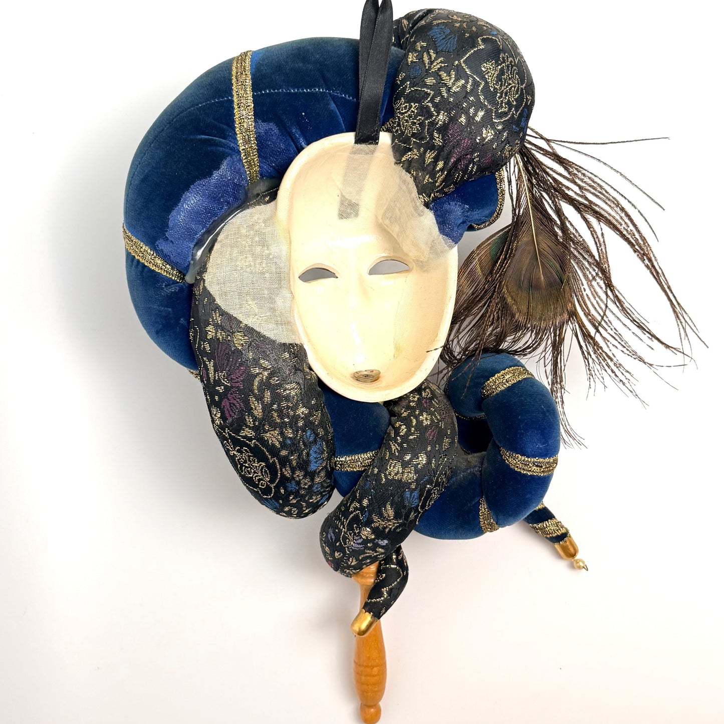 Venetiansk nar- / harlekinmaske  – vægdekoration