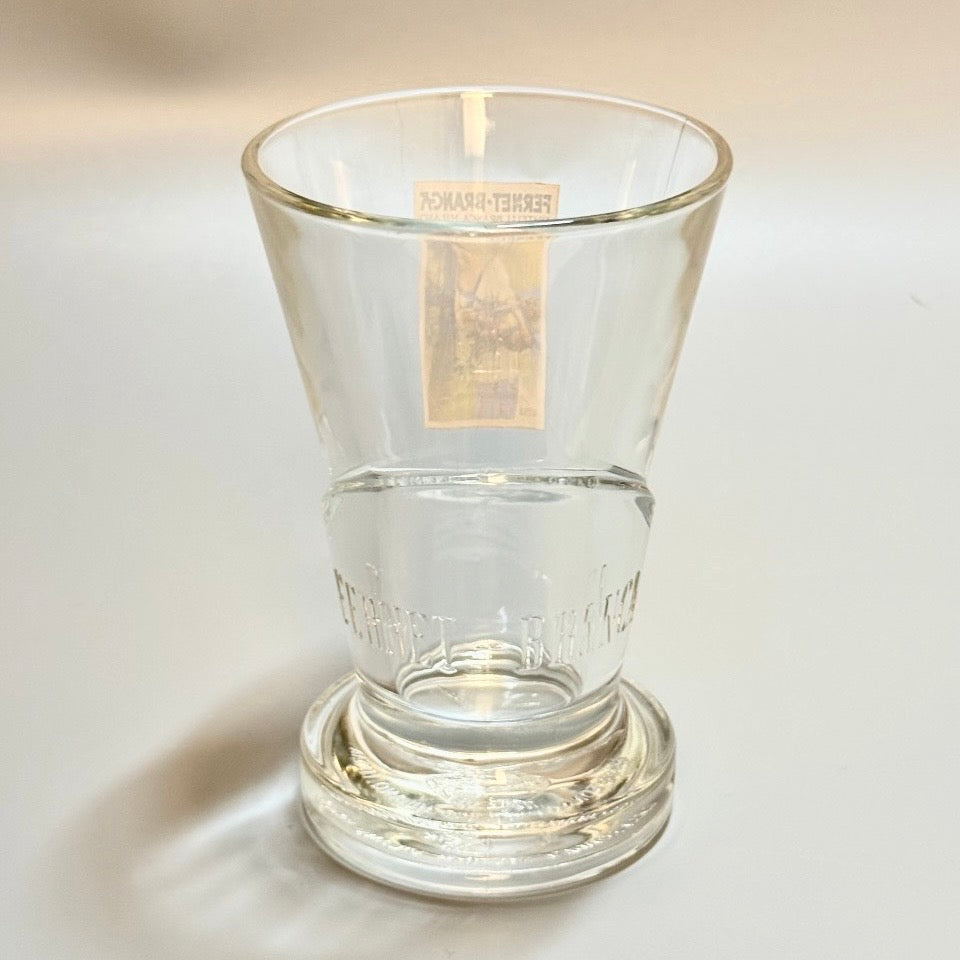 Fernet Branca reklameglas – vintage barglas med original logo