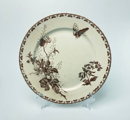 Sarreguemines - Carmen, spisetallerken 22 cm, fransk antik (flere varianter)