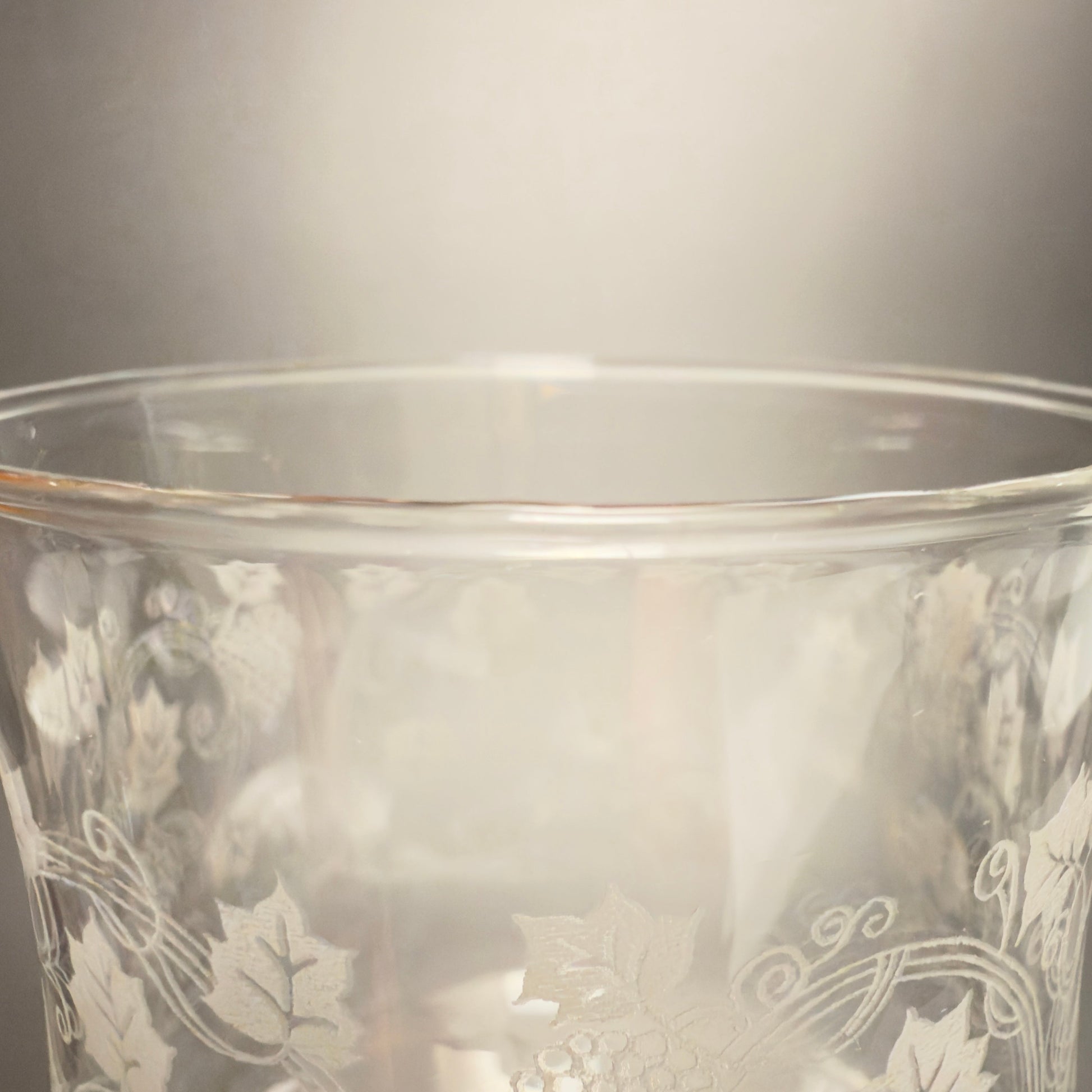 Flotte store Bacchus glas - Syreætset Bacchus-dekoration, ca. midt 1900-tallet